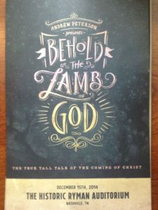 behold the lamb of god